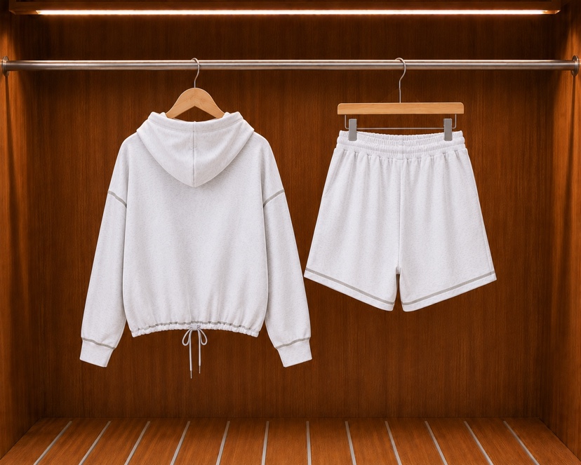 OURWAVE/OUR ROOM韓國直郵女士新品26夏季套裝連帽衫套裝Our Wave/Our Room套裝