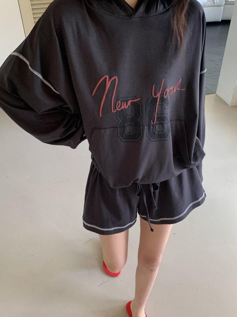OURWAVE/OUR ROOM韓國直郵女士新品26夏季套裝連帽衫套裝Our Wave/Our Room套裝