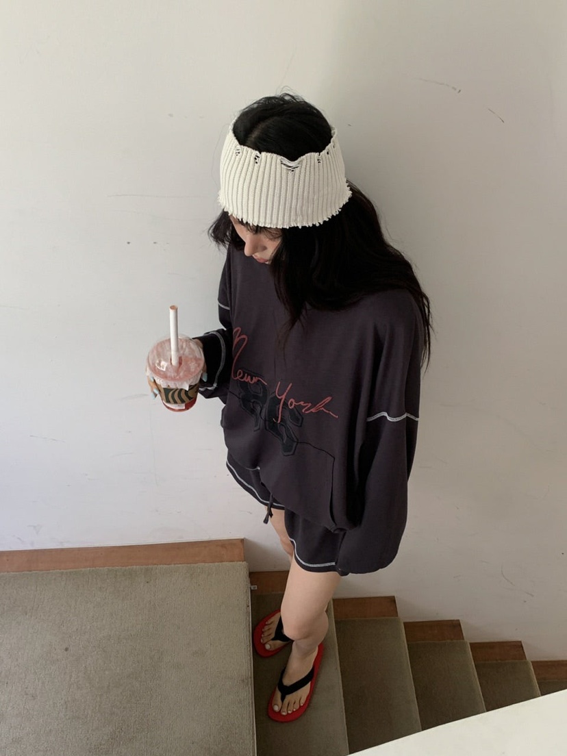 OURWAVE/OUR ROOM韓國直郵女士新品26夏季套裝連帽衫套裝Our Wave/Our Room套裝