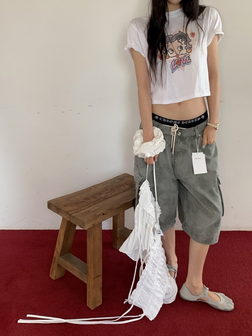 OURWAVE/OUR ROOM東大門實拍韓國女裝新款熱賣推薦職業T恤Our Wave/Our RoomT恤