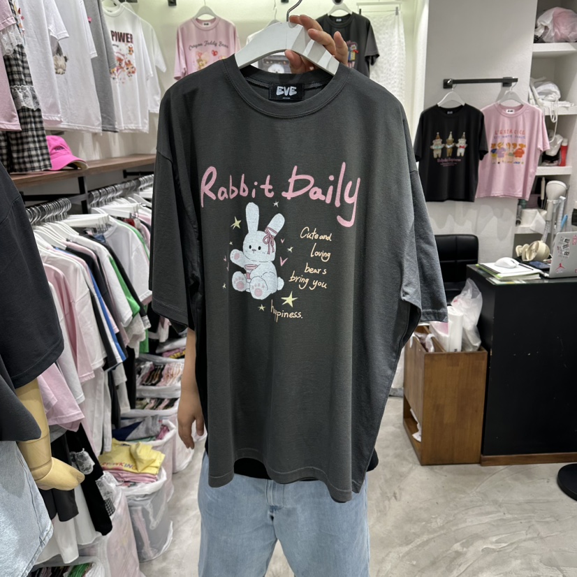 EVE韓國代購女裝新品26夏季時尚熱賣休閑26春夏人氣職業T恤EVET恤圖色3