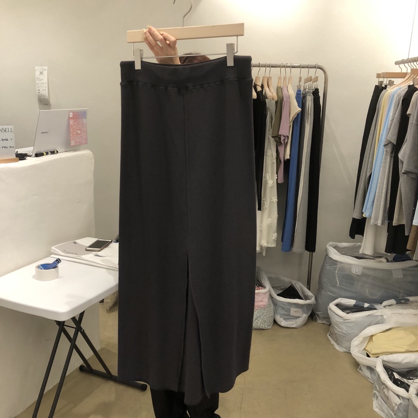 MUNSELL東大門實拍韓國女裝新品熱賣26春夏推薦時尚休閑長裙MUNSELL長裙