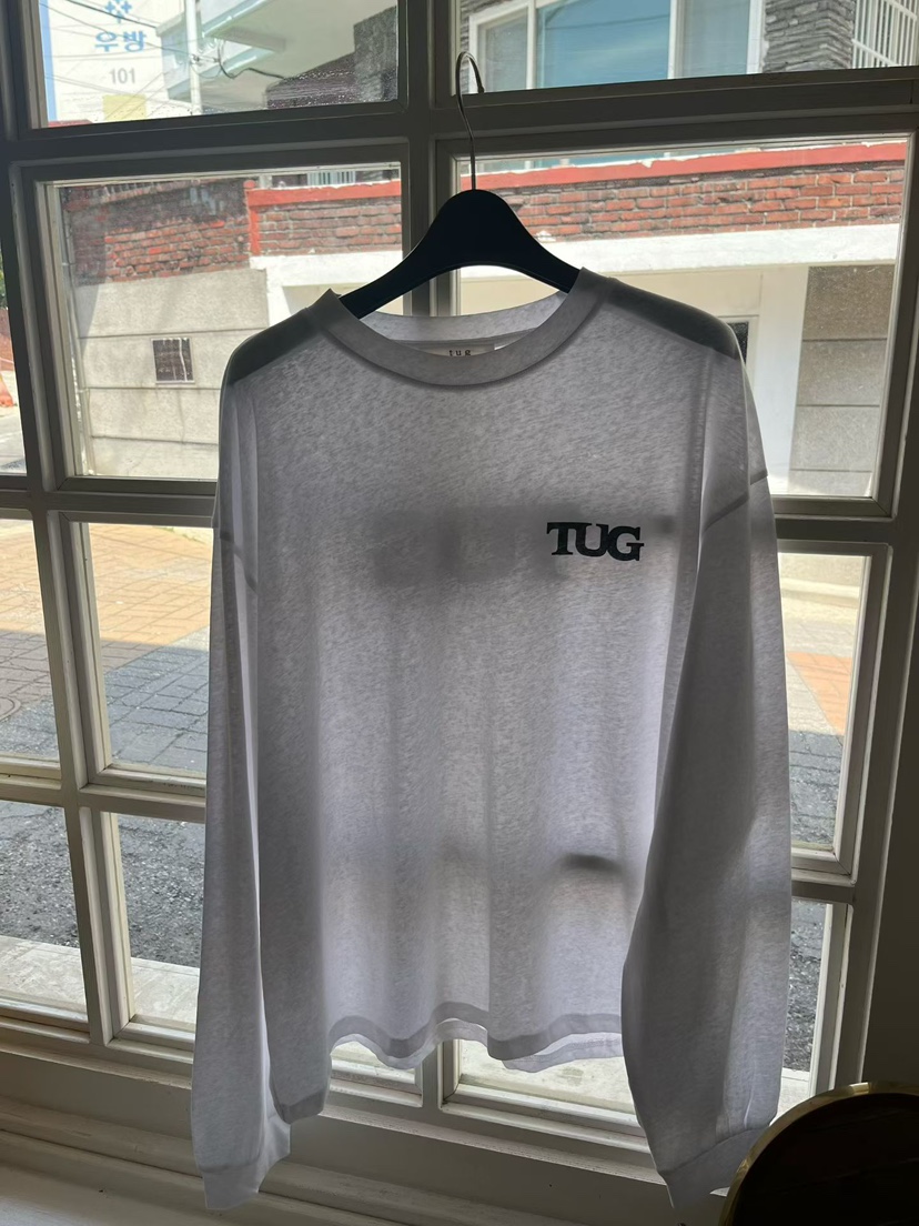 TUG東大門實拍韓國女裝新品26夏季休閑人氣推薦26春夏長袖T恤TUG長袖T恤圖色1