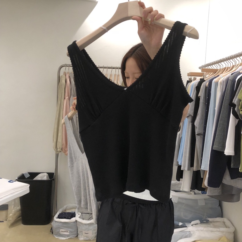 MUNSELL韓國直郵女裝新款26夏季時尚26春夏人氣職業吊帶背心MUNSELL吊帶/背心圖色3