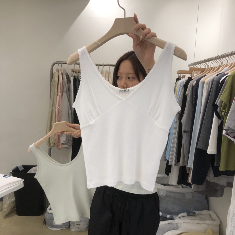 MUNSELL韓國直郵女裝新款26夏季時尚26春夏人氣職業吊帶背心MUNSELL吊帶/背心圖色4