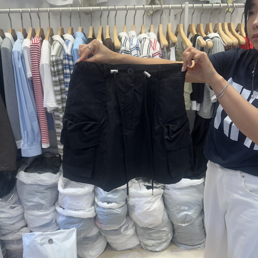 Q C韓國直郵實拍女裝新品熱賣職業26夏季人氣26春夏短裙工裝Republlc of qc短裙圖色3