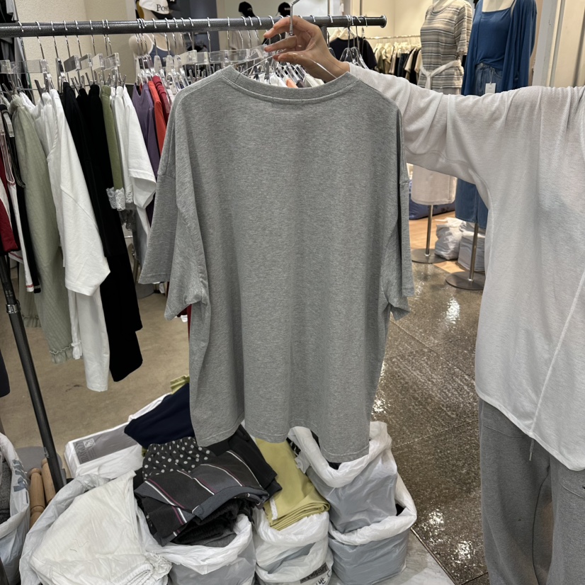 MAGOT韓國直郵實拍女裝新品26春夏熱賣職業時尚休閑T恤涂鴉IIIΛGOT/MAGOTT恤