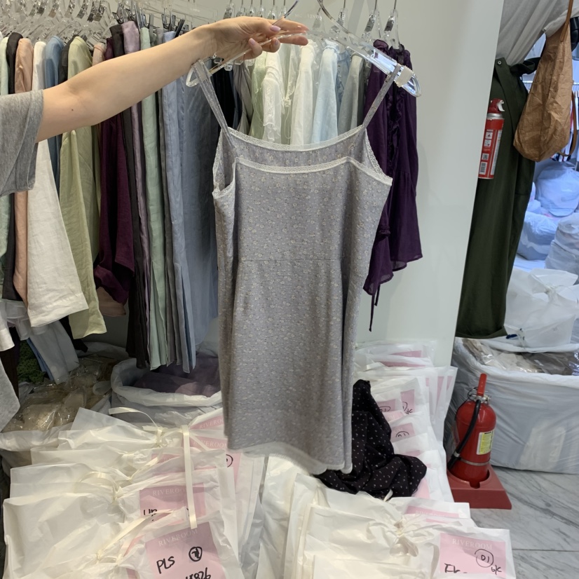 RIVEROOM韓國直郵女士新品推薦熱賣休閑時尚職業26夏季連衣裙RIVEROOM連衣裙