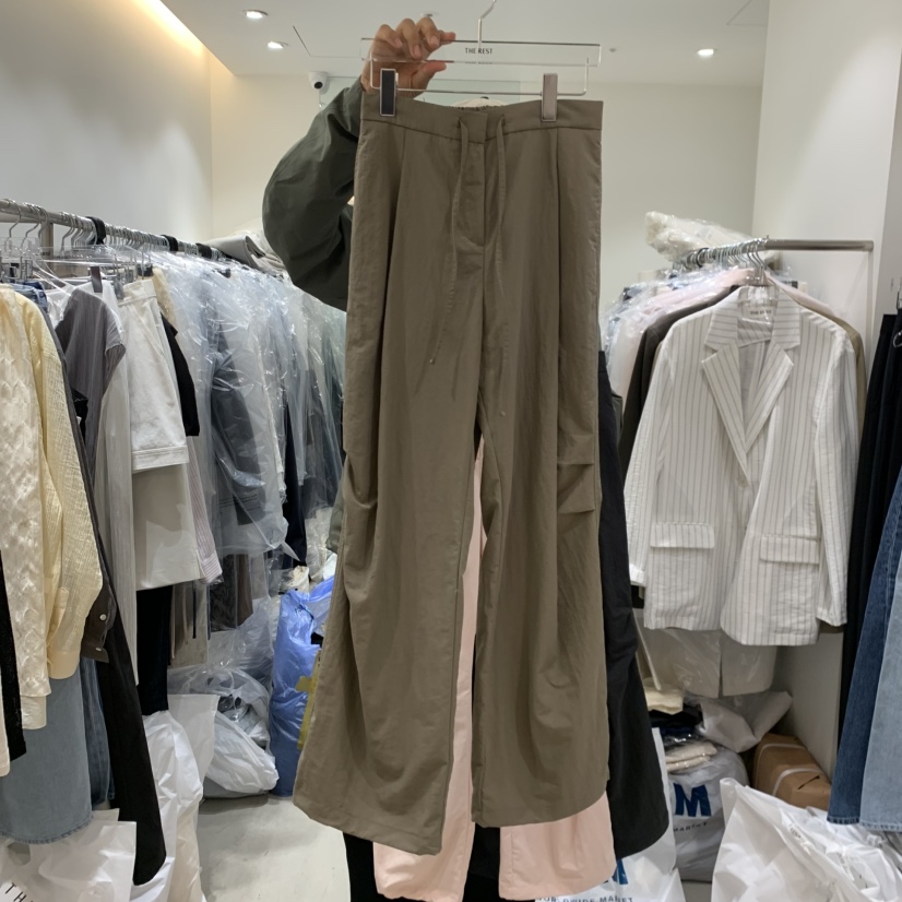 THE REST韓國代購女裝新款時尚熱賣26春夏26夏季職業休閑褲THE REST/UNNOEUD休閑褲圖色1