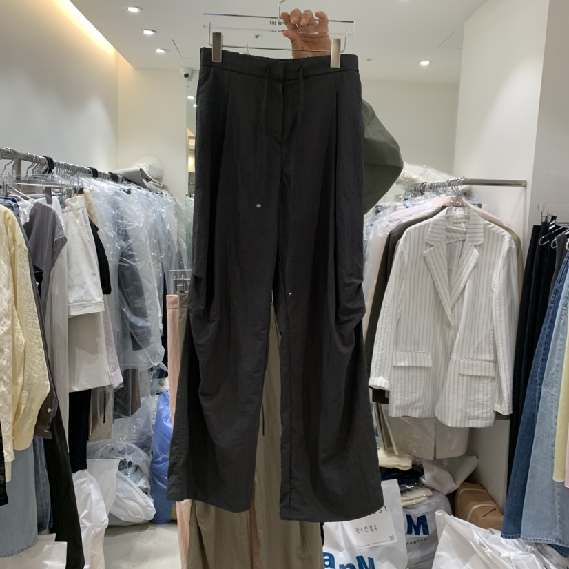 THE REST韓國代購女裝新款時尚熱賣26春夏26夏季職業休閑褲THE REST/UNNOEUD休閑褲圖色3