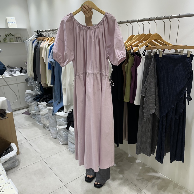 EN.U韓國直郵實拍女士新品人氣休閑時尚26夏季職業連衣裙EN.U連衣裙圖色1