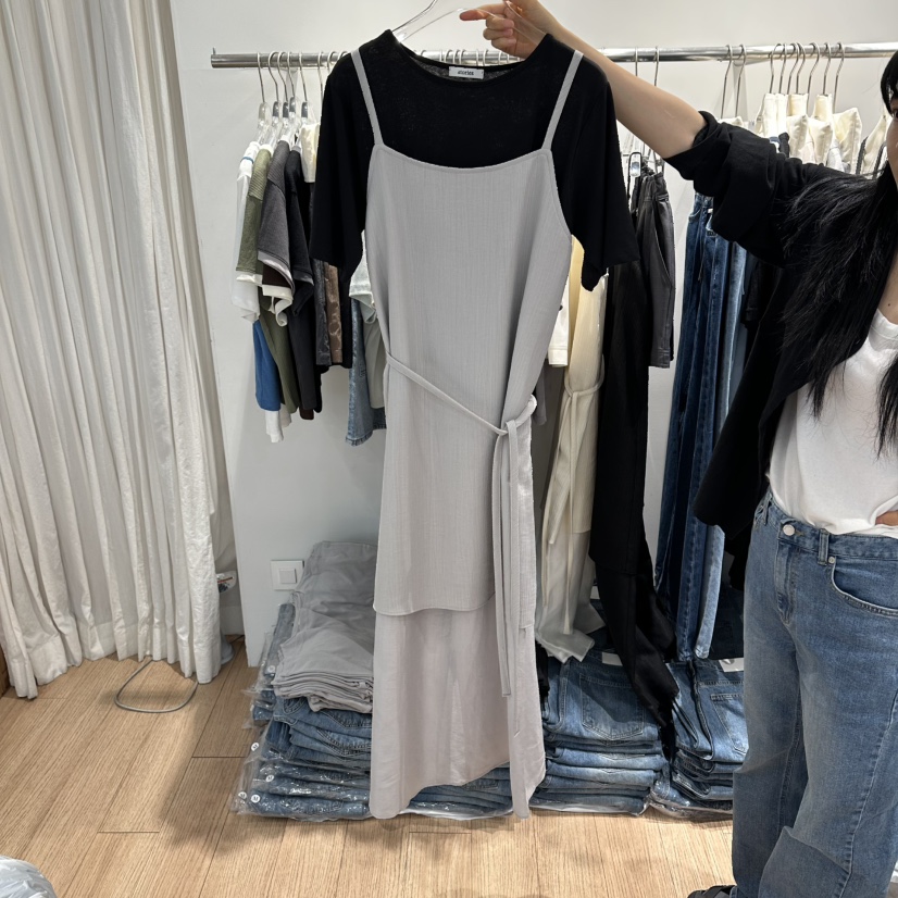 STORIES韓國直郵女裝新款26春夏推薦熱賣時尚連衣裙不含內搭STORIES連衣裙圖色3