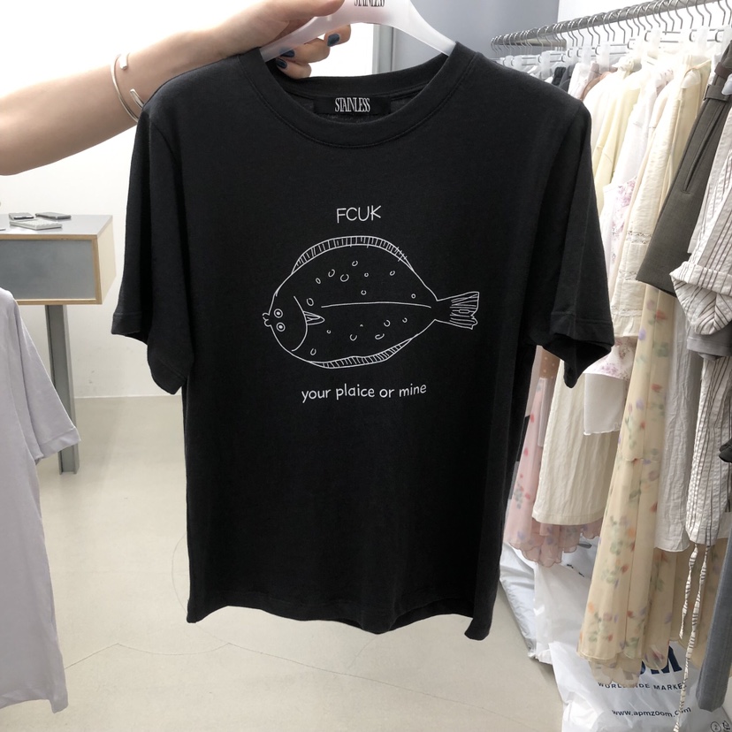 STAINLESS韓國直郵女士新品職業26春夏26夏季熱賣推薦T恤STAINLESST恤圖色3
