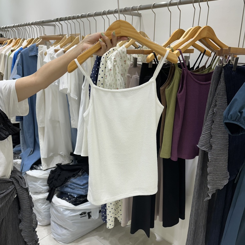 EN.U韓國東大門代購女裝新品人氣職業時尚推薦熱賣吊帶背心EN.U吊帶/背心