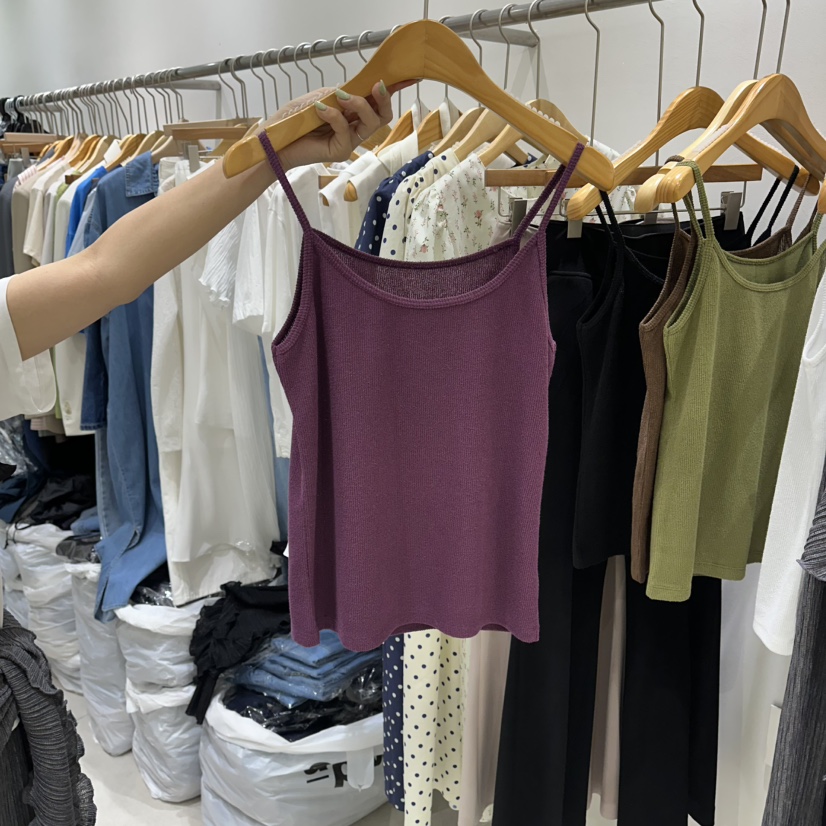 EN.U韓國東大門代購女裝新品人氣職業時尚推薦熱賣吊帶背心EN.U吊帶/背心圖色2