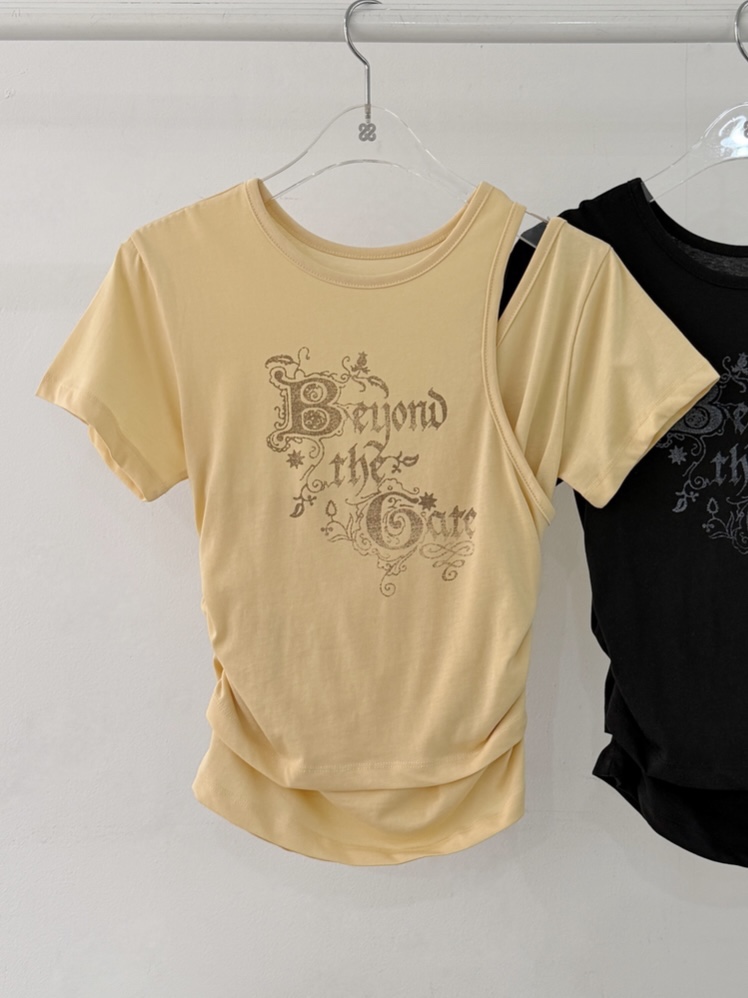 MORAN/MOSCO/SUGAR CASE東大門實拍韓國女裝新品休閑T恤MORAN/MOSCO/SUGAR CASET恤圖色1