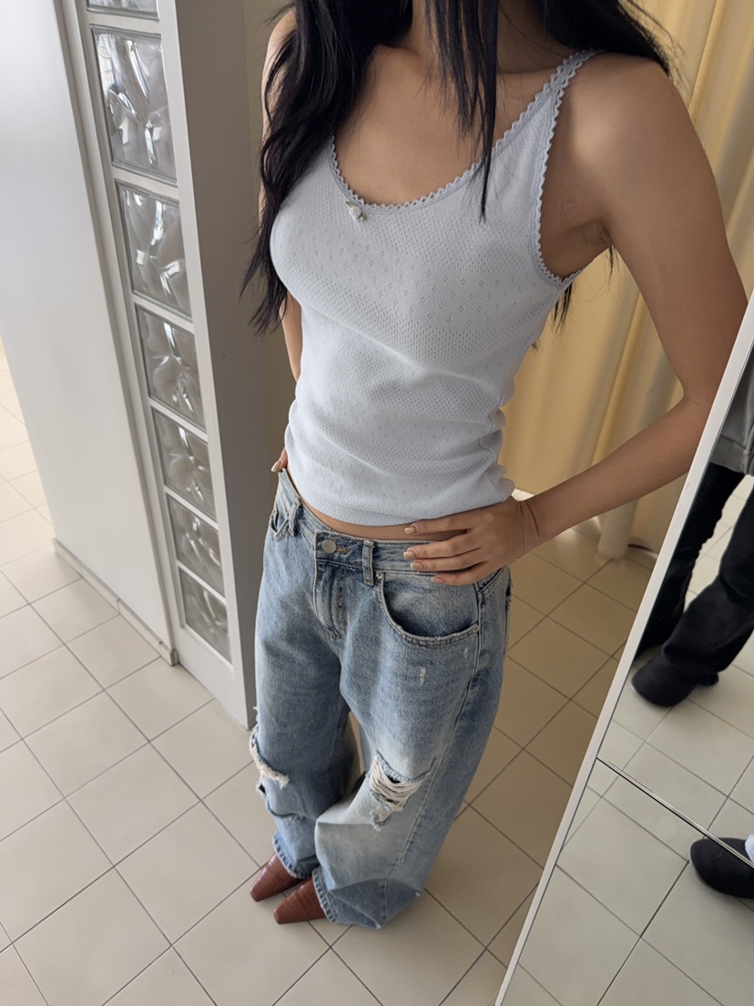 SUNDER MARKET東大門實拍韓國女裝新款26春夏職業吊帶背心SUNDER MARKET吊帶/背心