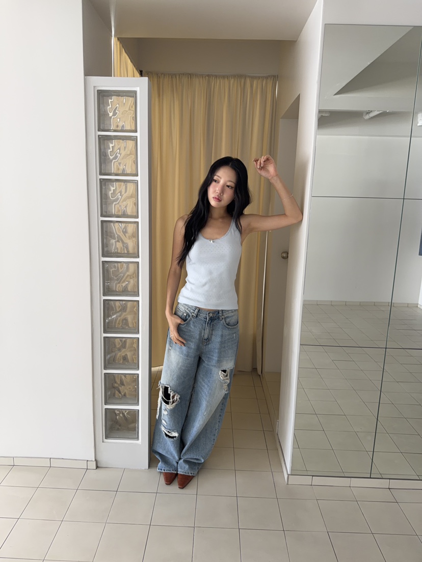 SUNDER MARKET東大門實拍韓國女裝新款26春夏職業吊帶背心SUNDER MARKET吊帶/背心