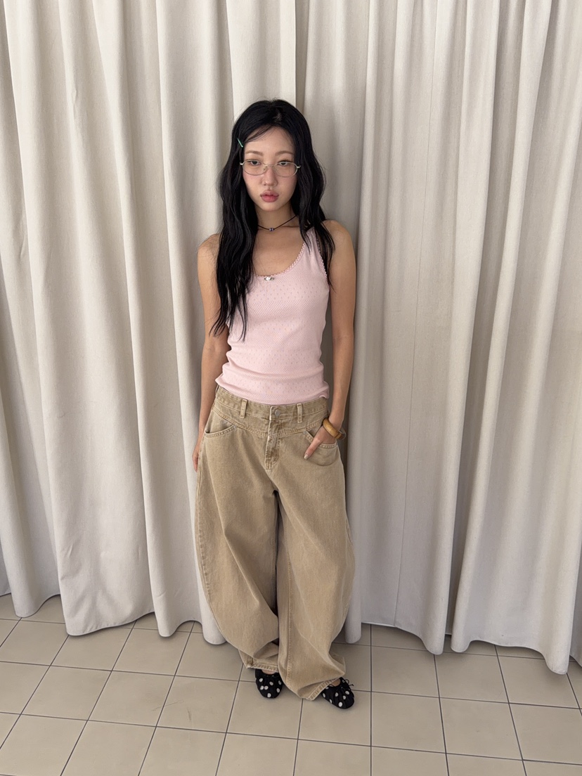 SUNDER MARKET東大門實拍韓國女裝新款26春夏職業吊帶背心SUNDER MARKET吊帶/背心