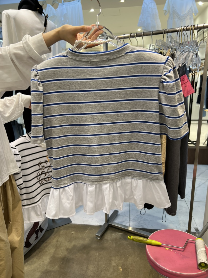 BLUE BANANA韓國直郵女士新品26春夏推薦人氣時尚26夏季T恤BLUE BANANAT恤