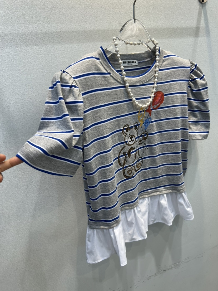 BLUE BANANA韓國直郵女士新品26春夏推薦人氣時尚26夏季T恤BLUE BANANAT恤圖色2