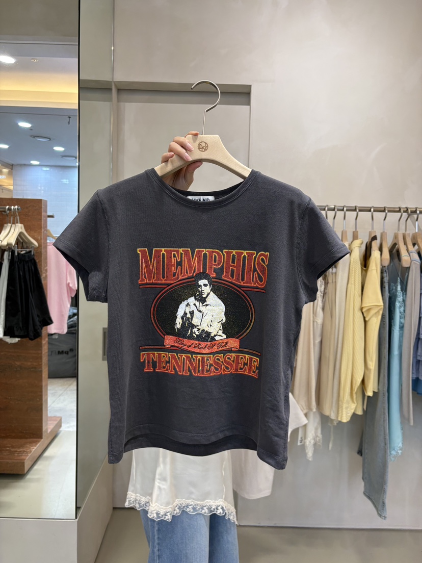 LIVE AID-P韓國東大門直郵女士新品26夏季26春夏休閑T恤LIVE AID-PT恤圖色3