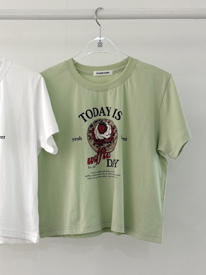 MORAN/MOSCO/SUGAR CASE韓國直郵女裝新品人氣26春夏T恤MORAN/MOSCO/SUGAR CASET恤圖色2