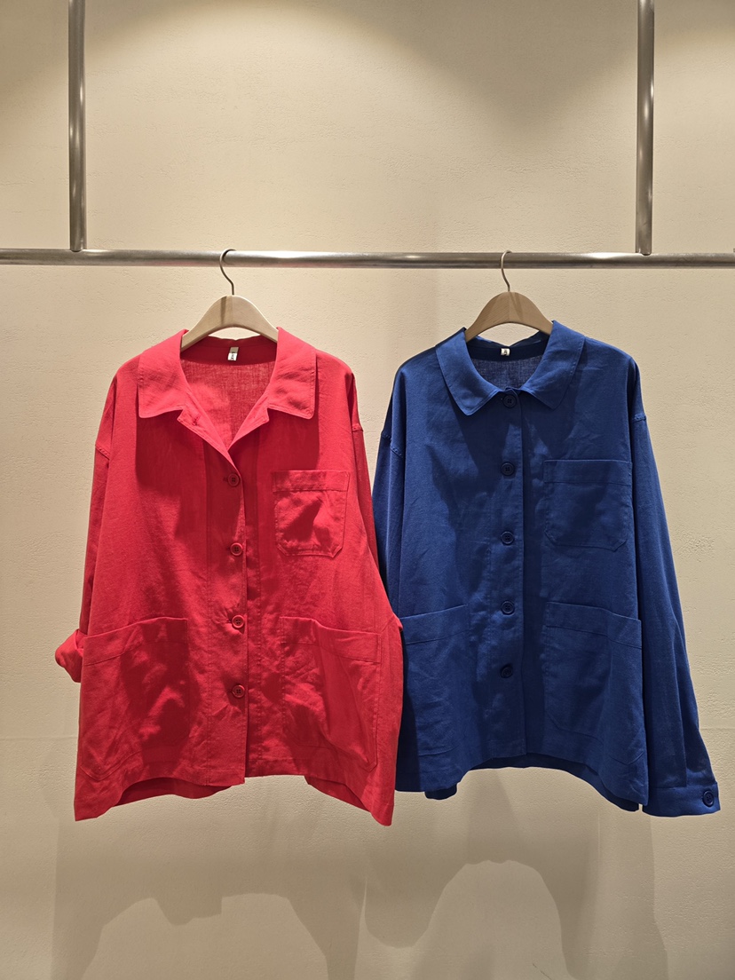 LIKEVAM韓國東大門代購女裝新品26春夏推薦時尚26夏季夾克亞麻LIKEVAM夾克