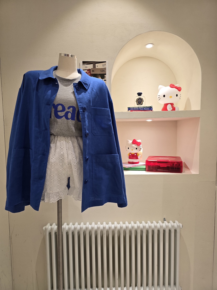 LIKEVAM韓國東大門代購女裝新品26春夏推薦時尚26夏季夾克亞麻LIKEVAM夾克