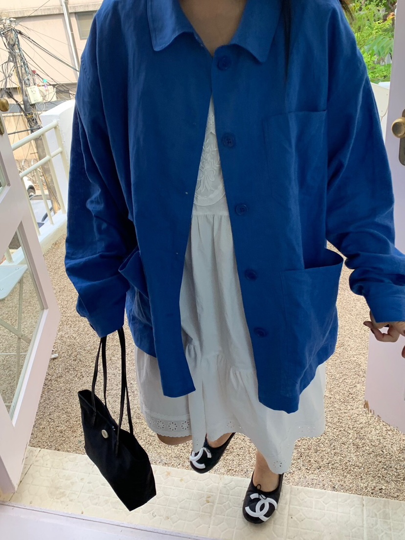 LIKEVAM韓國東大門代購女裝新品26春夏推薦時尚26夏季夾克亞麻LIKEVAM夾克
