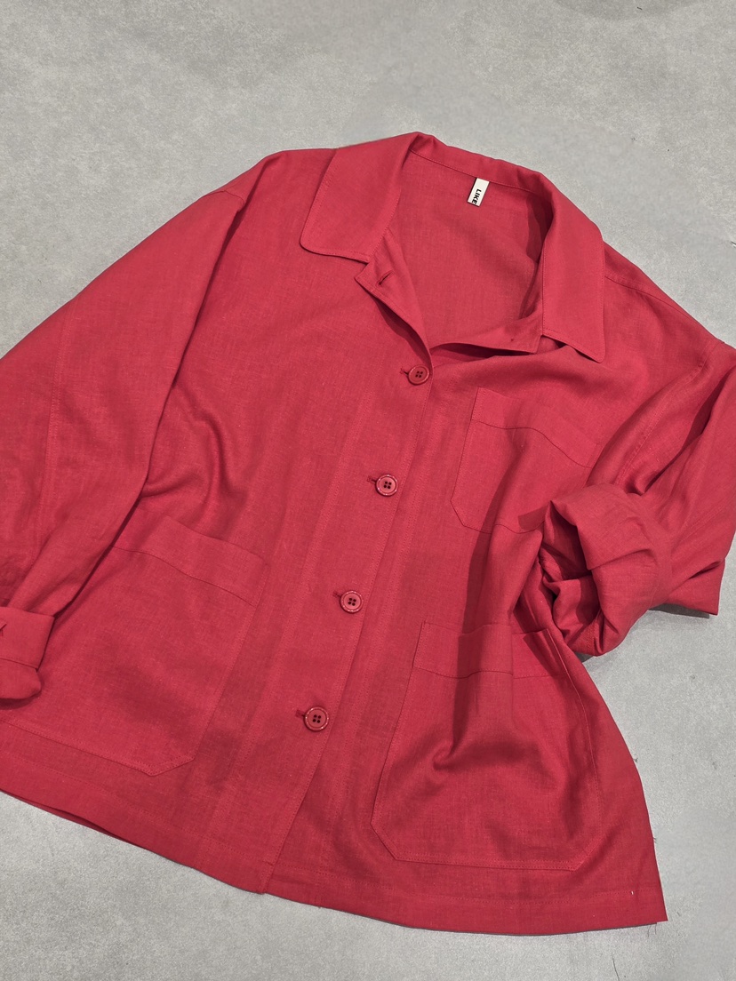 LIKEVAM韓國東大門代購女裝新品26春夏推薦時尚26夏季夾克亞麻LIKEVAM夾克圖色1