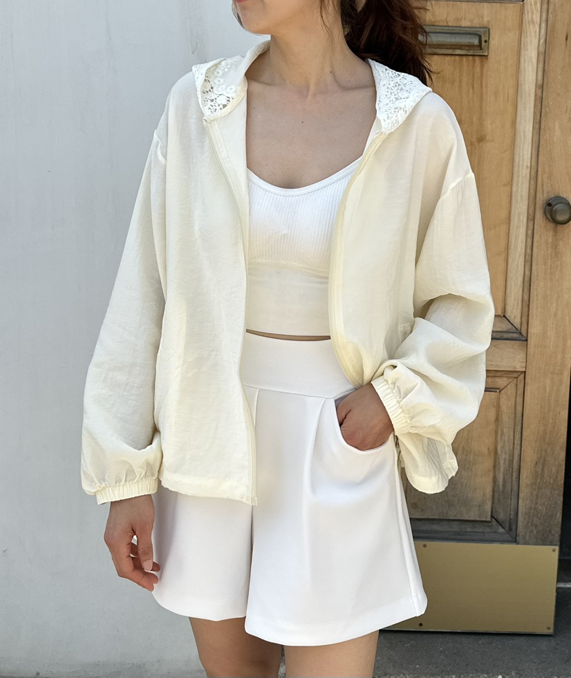 CLASSY-O韓國代購女裝新品熱賣休閑時尚26夏季推薦夾克蕾絲CLASSY-O夾克