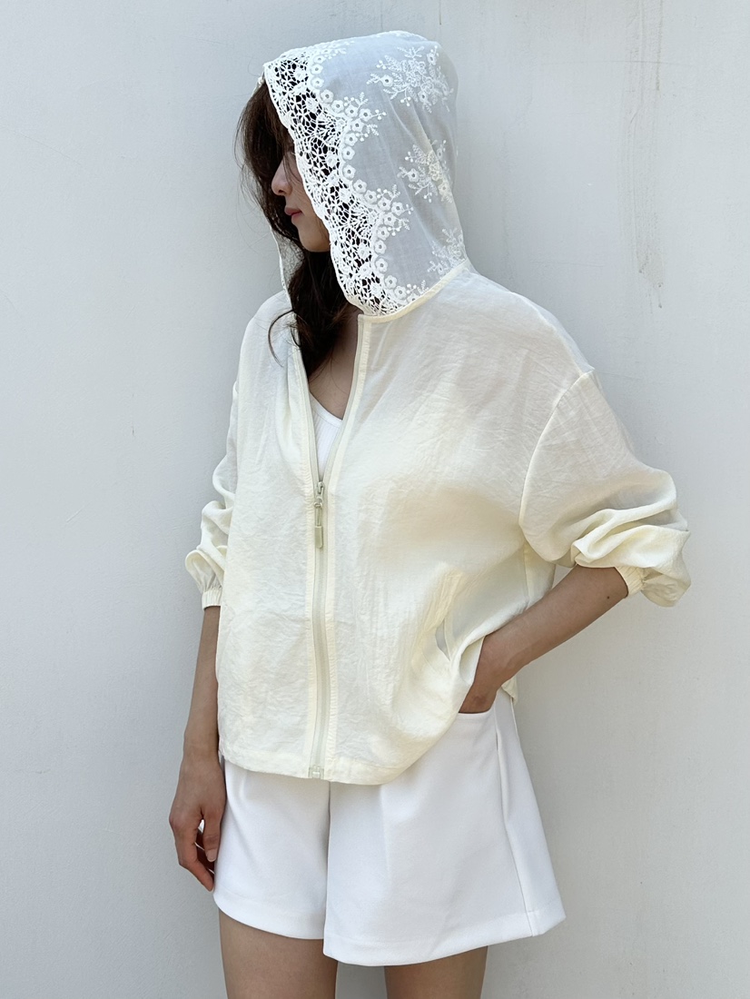 CLASSY-O韓國代購女裝新品熱賣休閑時尚26夏季推薦夾克蕾絲CLASSY-O夾克圖色1