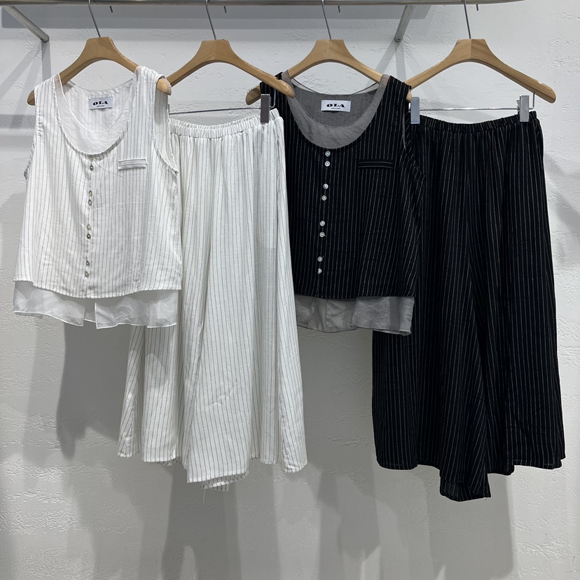 OLA韓國直郵女裝新品職業推薦休閑人氣26夏季26春夏套裝兩件套mellor/OLA套裝