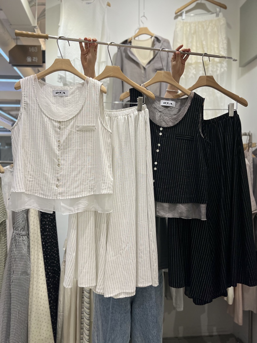 OLA韓國直郵女裝新品職業推薦休閑人氣26夏季26春夏套裝兩件套mellor/OLA套裝