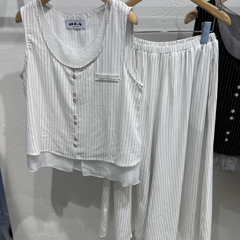 OLA韓國直郵女裝新品職業推薦休閑人氣26夏季26春夏套裝兩件套mellor/OLA套裝