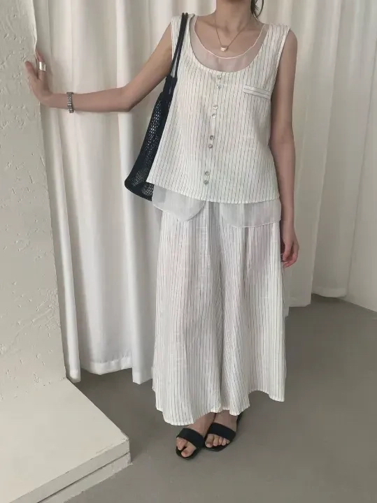 OLA韓國直郵女裝新品職業推薦休閑人氣26夏季26春夏套裝兩件套mellor/OLA套裝
