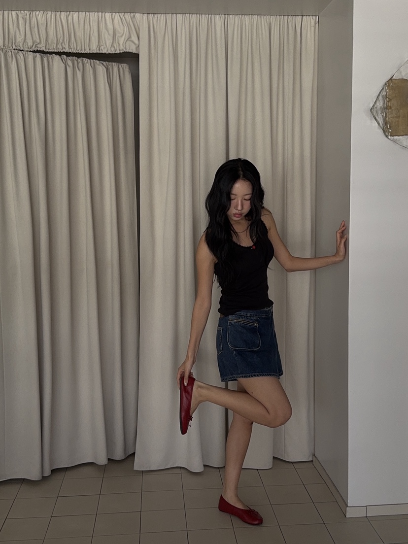 SUNDER MARKET韓國東大門直郵女裝新款休閑時尚裙褲口袋SUNDER MARKET裙褲