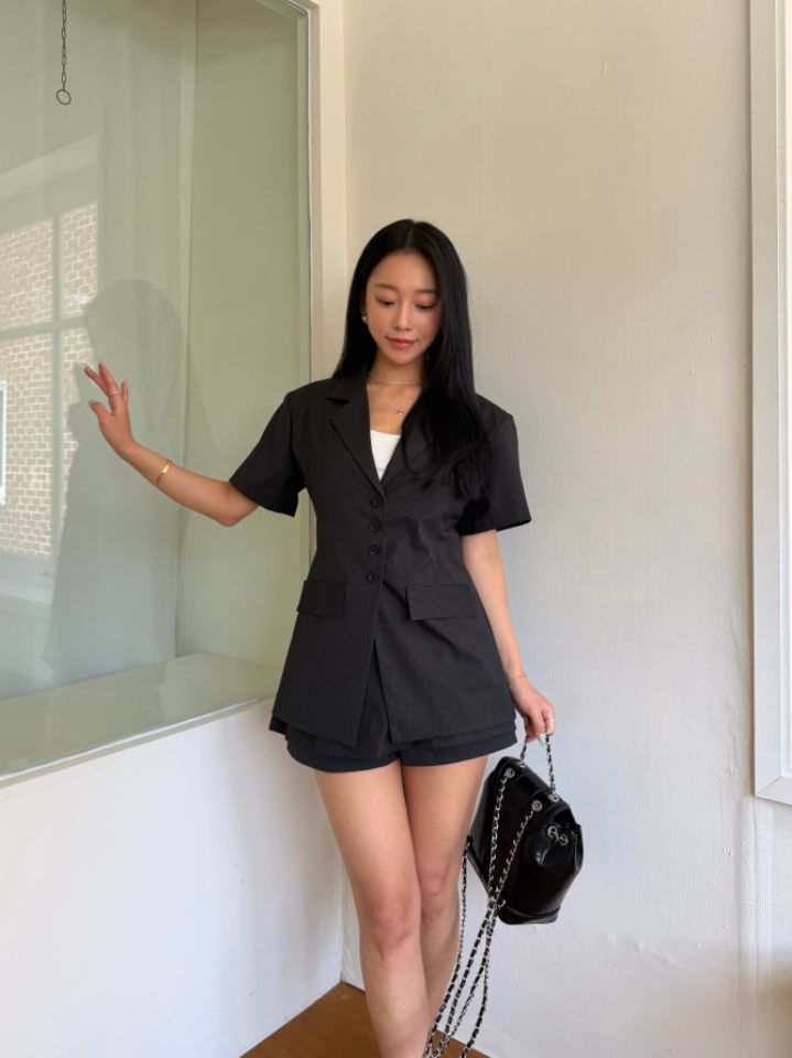 mars韓國東大門代購女士新款26夏季26春夏熱賣推薦西裝西服mars西裝/西服