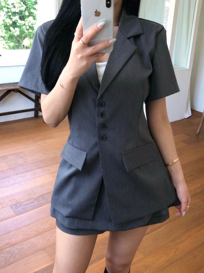 mars韓國東大門代購女士新款26夏季26春夏熱賣推薦西裝西服mars西裝/西服
