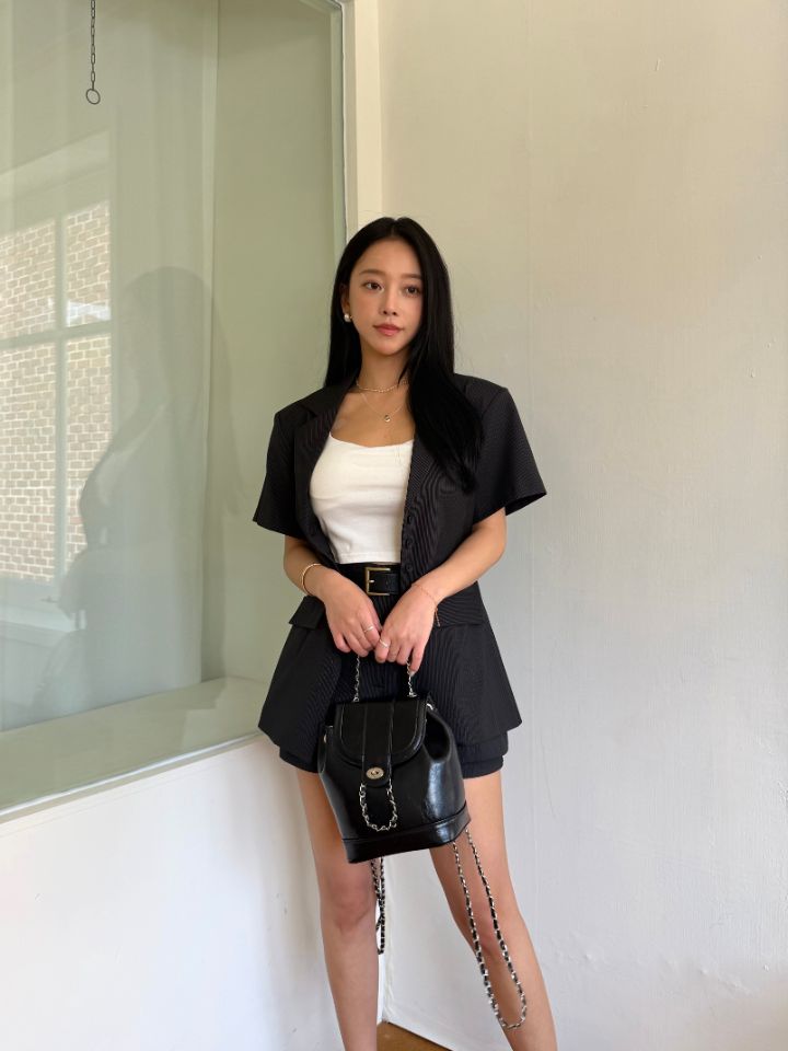 mars韓國東大門代購女士新款26夏季26春夏熱賣推薦西裝西服mars西裝/西服