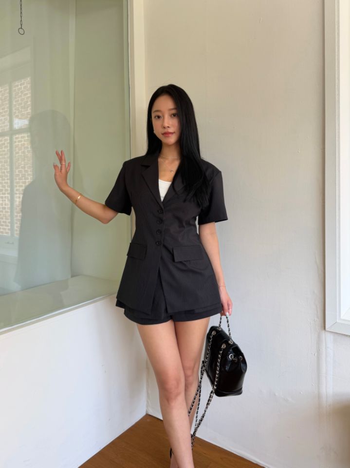 mars韓國東大門代購女士新款26夏季26春夏熱賣推薦西裝西服mars西裝/西服