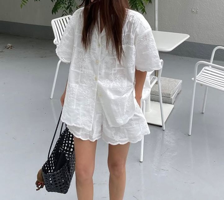 STAY HERE東大門實拍韓國女裝新品26春夏休閑職業人氣套裝STAY HERE套裝圖色1