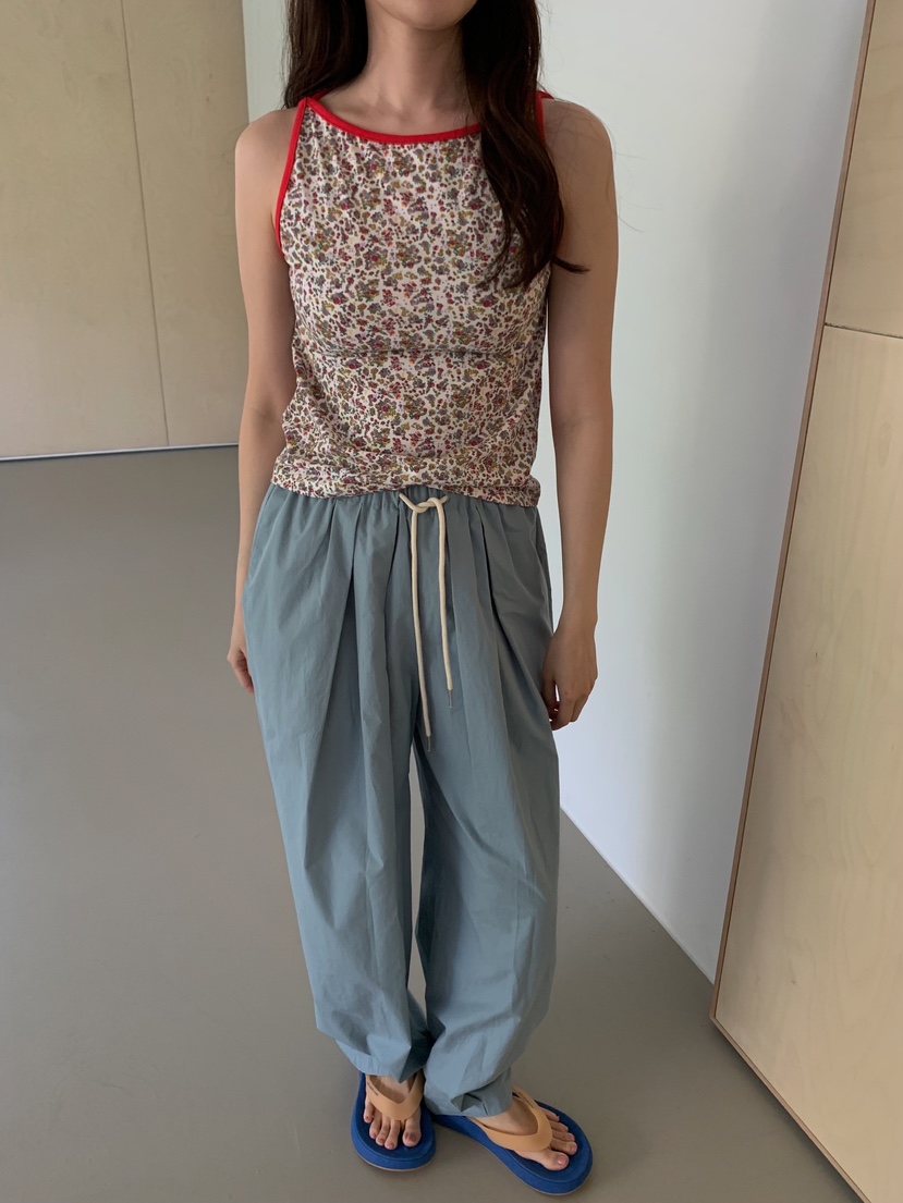 CAMEL-P韓國東大門直郵女士新品26夏季吊帶背心花朵Came_l 家吊帶/背心