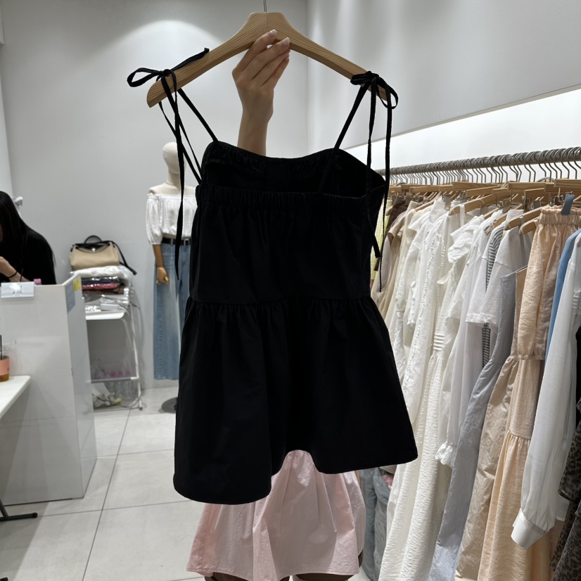 XPARTY韓國東大門直郵女裝新品26夏季人氣熱賣休閑吊帶背心XPARTY吊帶/背心