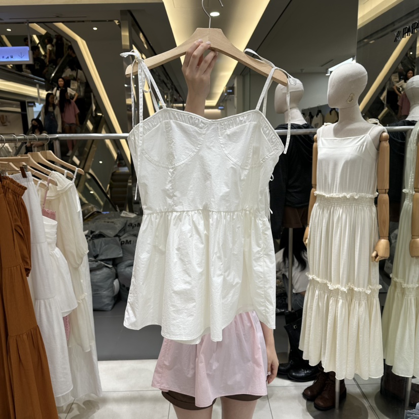 XPARTY韓國東大門直郵女裝新品26夏季人氣熱賣休閑吊帶背心XPARTY吊帶/背心圖色2