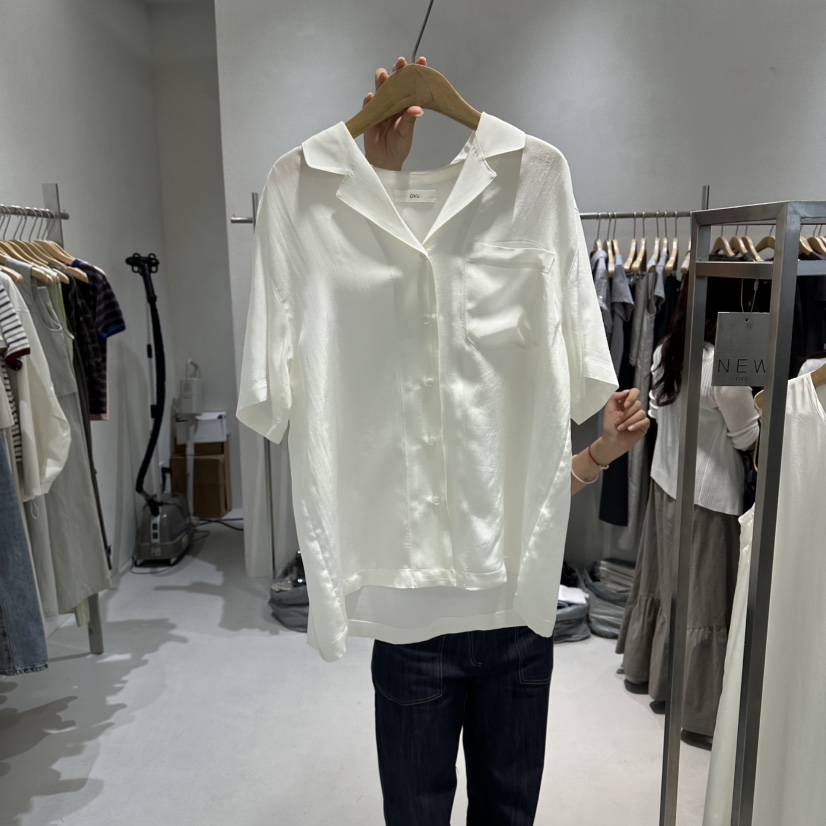OVU韓國東大門代購女士新品職業推薦26夏季休閑襯衫蕾絲衫OVU襯衫/蕾絲衫圖色1