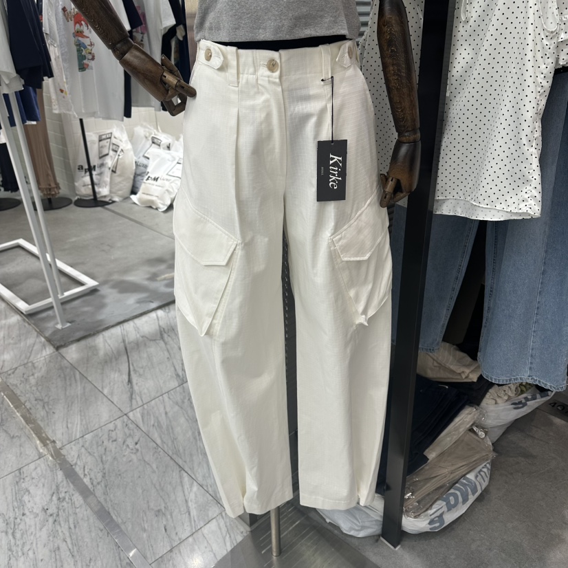 KIRKE韓國東大門代購女裝新品26夏季時尚26春夏職業休閑褲KIRKE休閑褲圖色1