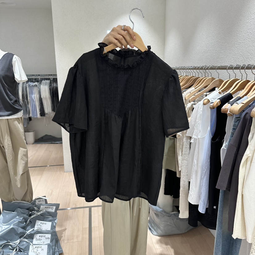EPIC-S東大門實拍韓國女裝新品時尚職業26夏季襯衫蕾絲衫EPIC-S襯衫/蕾絲衫圖色2