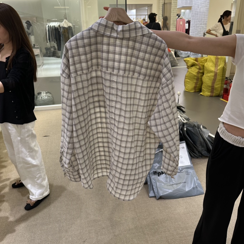 VEGETABLE韓國直郵女士新款人氣推薦26夏季襯衫蕾絲衫不含內搭VEGETABLE襯衫/蕾絲衫